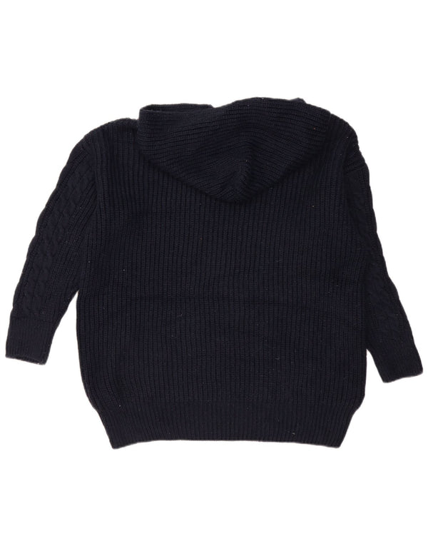 Marks & Spencer Womens Oversized Jumper Sweater UK 14 Medium Navy Blue