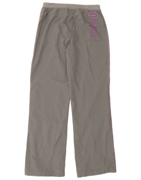 Puma Girls Windbreaker Trousers 13-14 Years Grey Sports