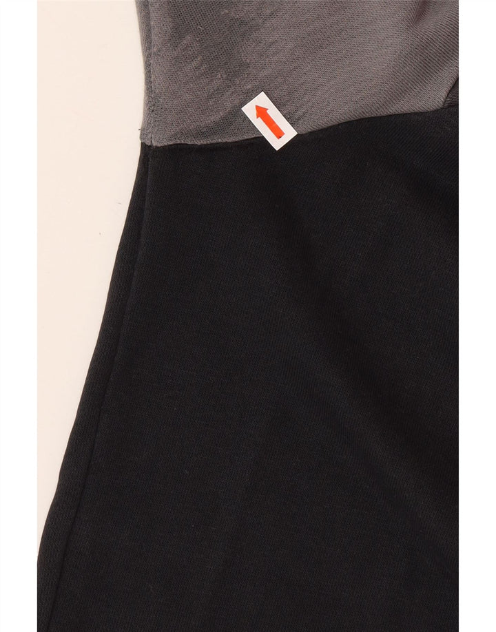 ADIDAS Mens Sweatshirt Jumper XL Black Colourblock Cotton