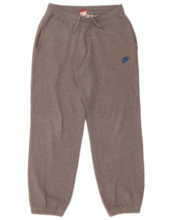 Nike Mens Tracksuit Trousers Joggers Medium Grey Cotton