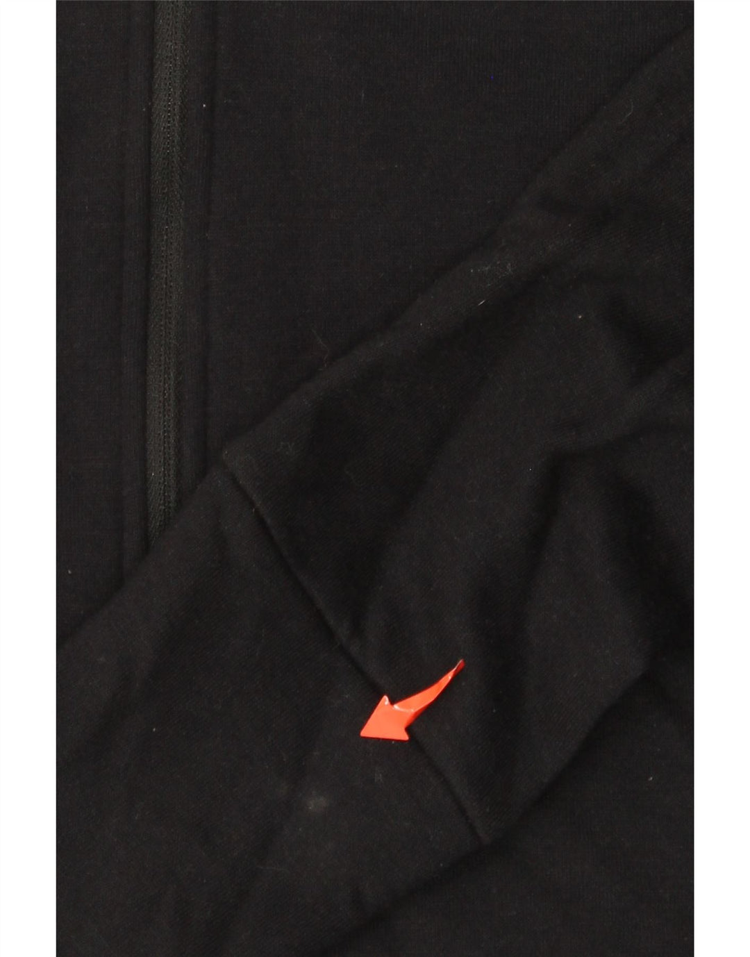 NIKE Womens Dri Fit Oversized Zip Hoodie Sweater UK 10 Small Black