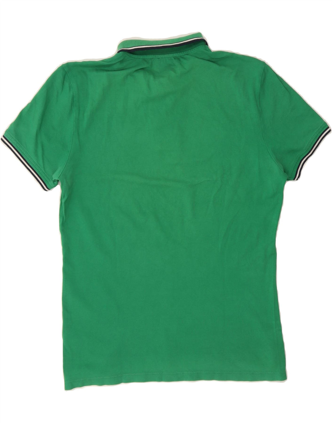 BLAUER Mens Polo Shirt Medium Green Cotton Vintage Blauer and Second-Hand Blauer from Messina Hembry 