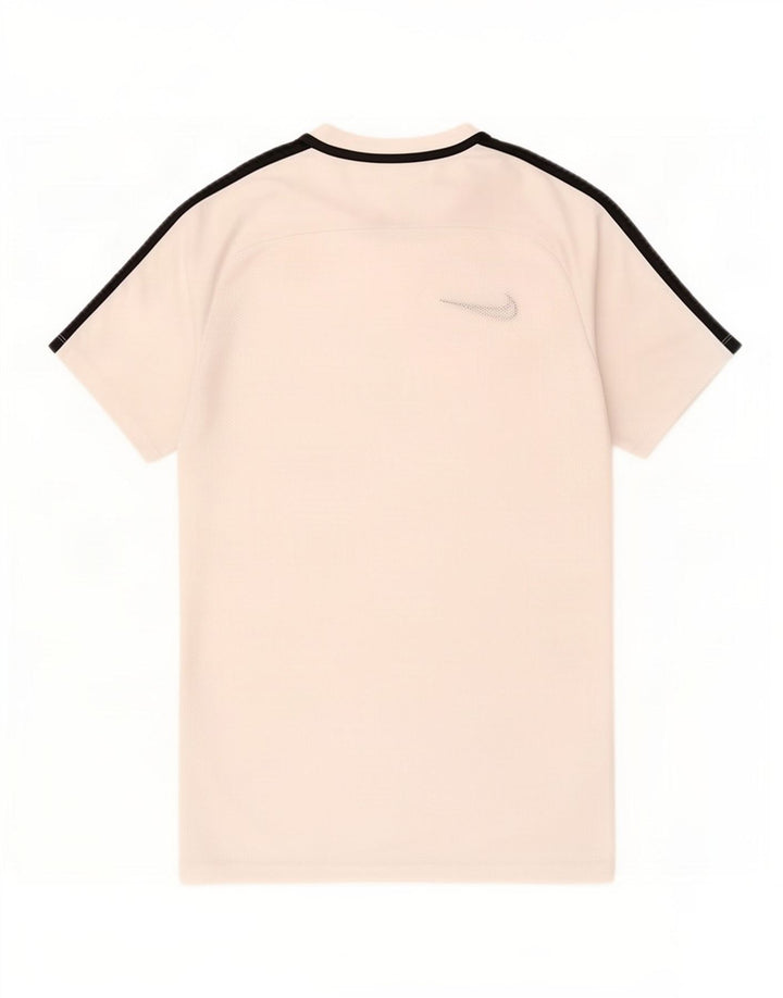 Nike Mens Dri Fit T-Shirt Top Small White Polyester