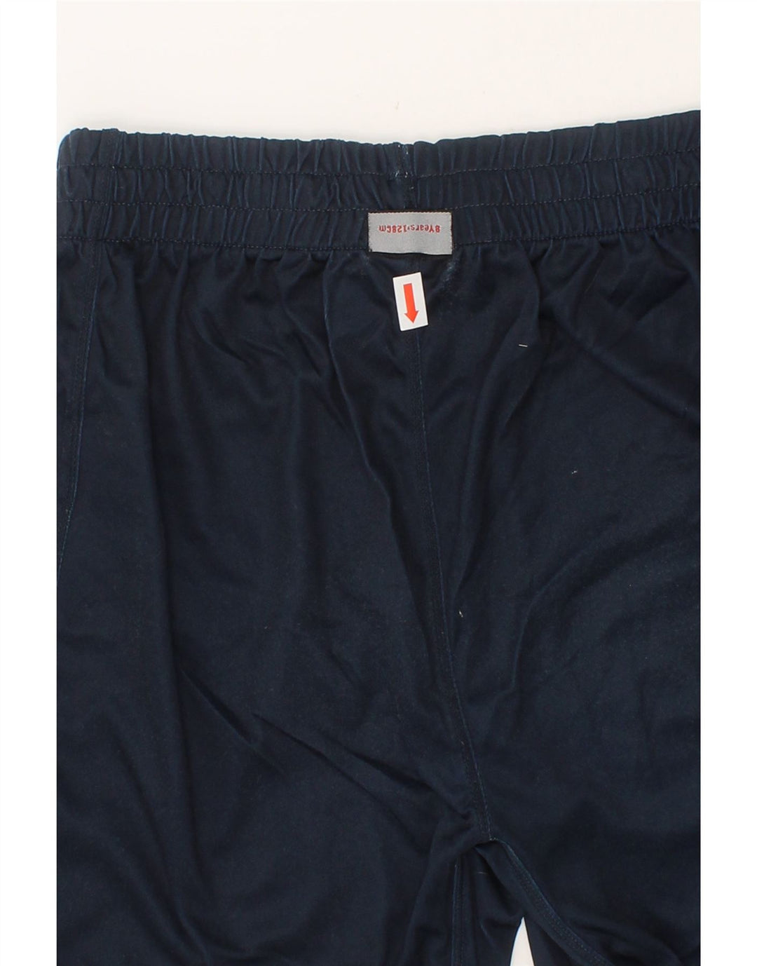 KAPPA Boys Graphic Sport Shorts 7-8 Years  Navy Blue Polyester Vintage Kappa and Second-Hand Kappa from Messina Hembry 