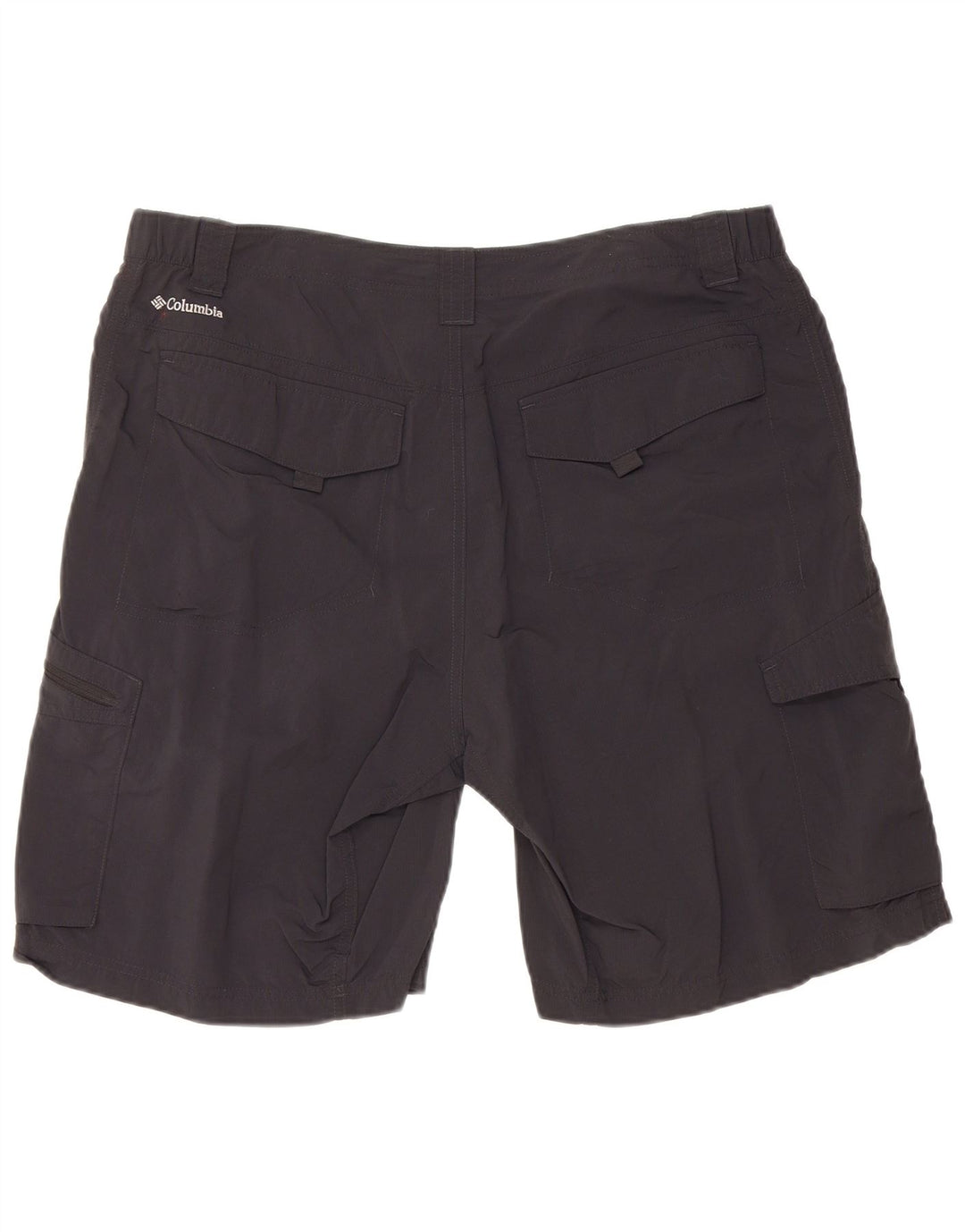 COLUMBIA Mens Omni-Shade Cargo Shorts W36 Large Black Nylon