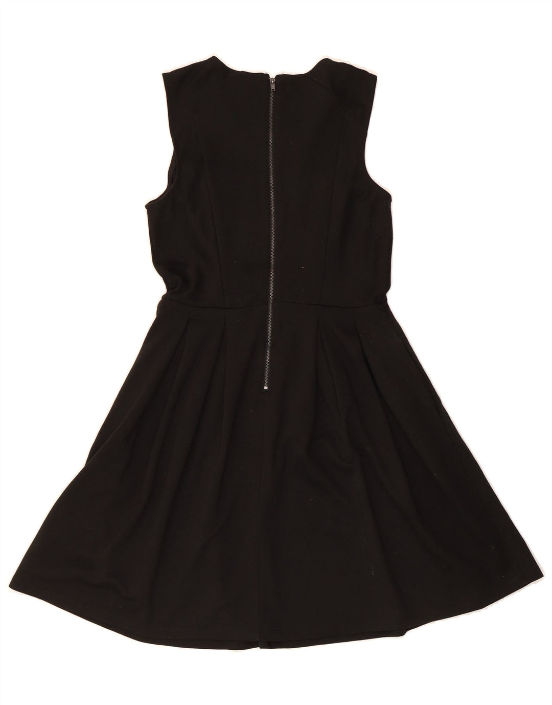 MOSSIMO Womens Sleeveless A-Line Dress UK 12 Medium Black Polyester Vintage Mossimo and Second-Hand Mossimo from Messina Hembry 