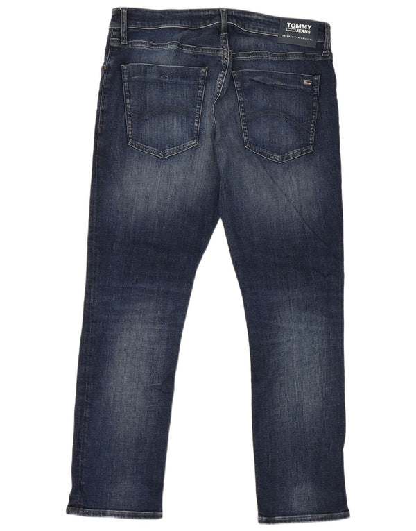 Tommy Hilfiger Mens Slim Jeans W36 L30 Blue Cotton