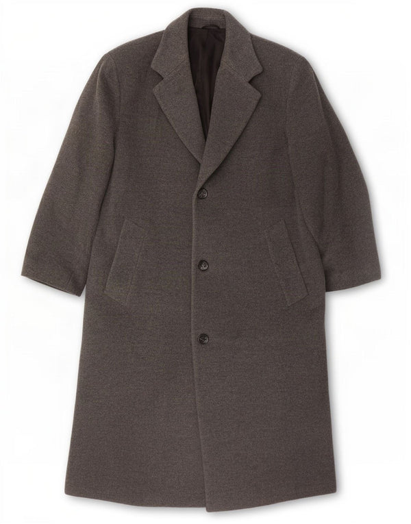 Hugo Boss Mens Overcoat UK 38 Medium Grey