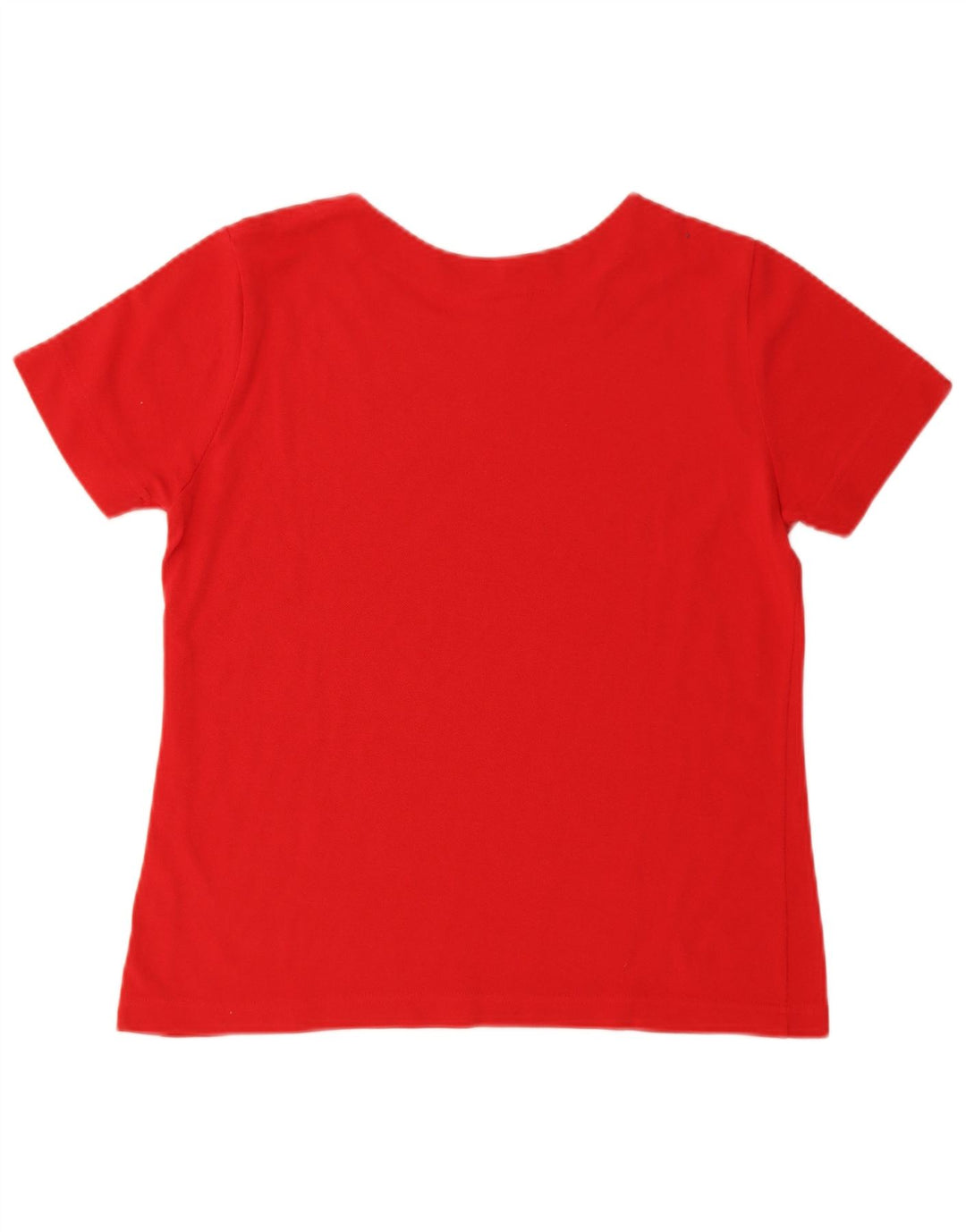 LACOSTE Womens T-Shirt Top Size 44 Large Red