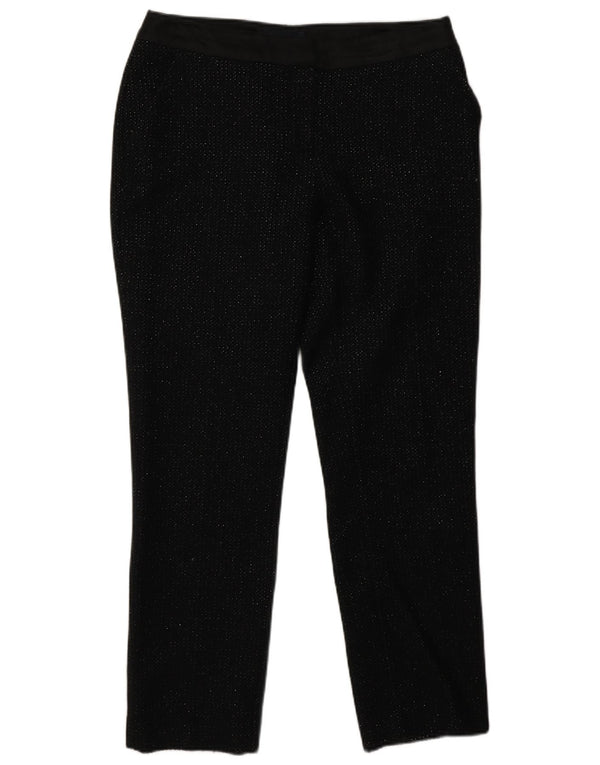Tommy Hilfiger Womens Straight Chino Trousers US 6 Medium W28 L27 Black