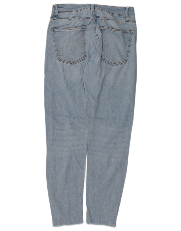 ZARA Womens Tapered Jeans EU 36 XS W26 L28 Blue Cotton