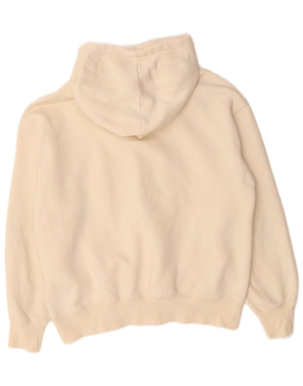 ZARA Girls Hoodie Jumper 13-14 Years Off White Cotton