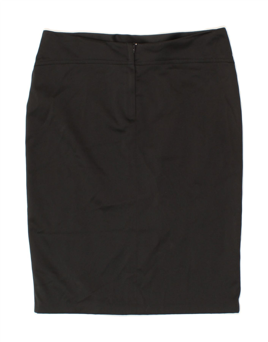 AIR WEAR Womens Pencil Skirt  US 8 Medium W30 Black Polyester Vintage Air Wear and Second-Hand Air Wear from Messina Hembry 
