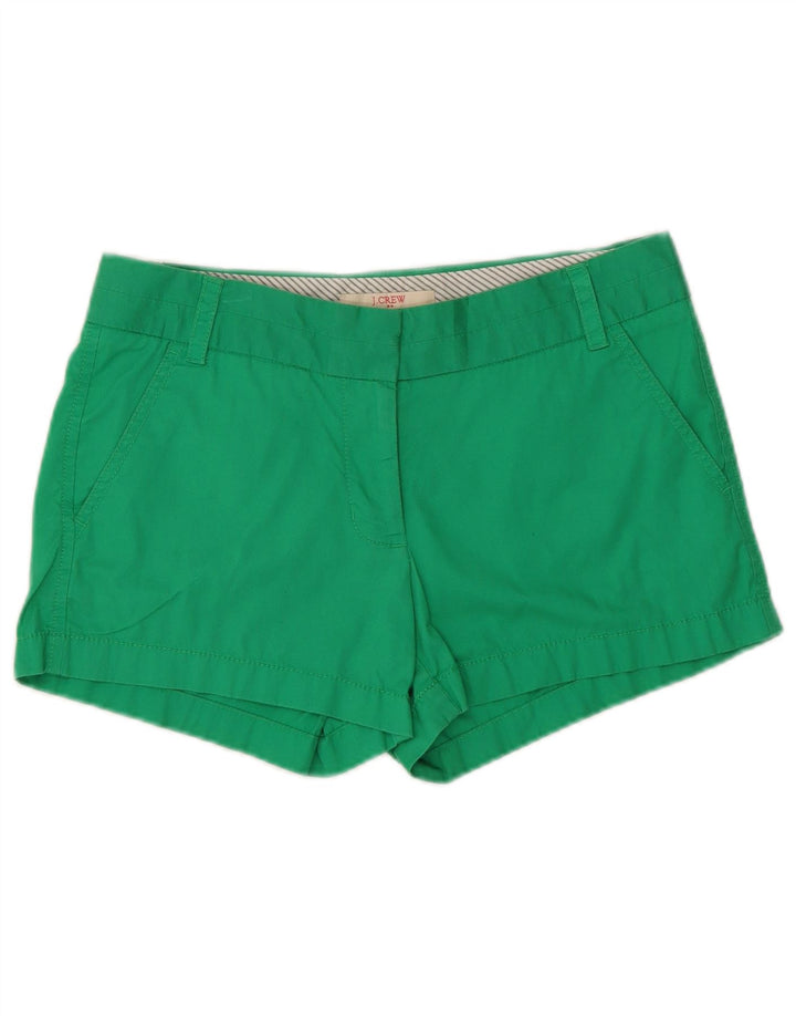 J. Crew Womens Chino Shorts US 4 Small W32  Green Cotton