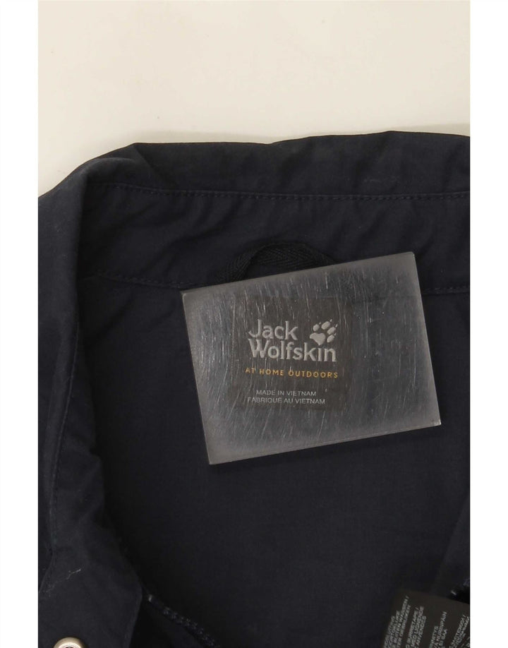 Jack Wolfskin Womens Utility Jacket UK 12 Medium Navy Blue Polyester