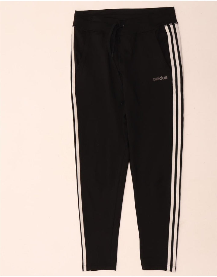 Adidas Womens Tracksuit Trousers UK 8/10 Small Black Polyester