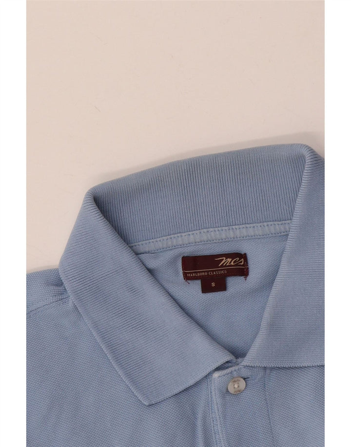 Marlboro Classics Mens Polo Shirt Small Blue