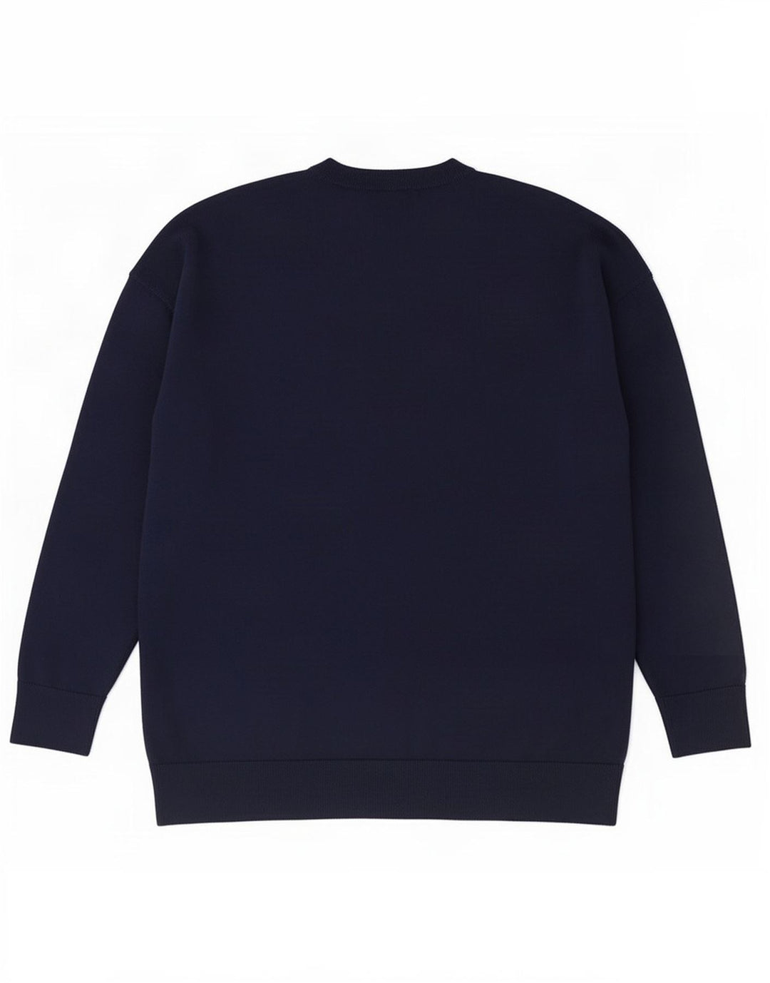 Marks & Spencer Mens V-Neck Jumper Sweater Medium Navy Blue Wool