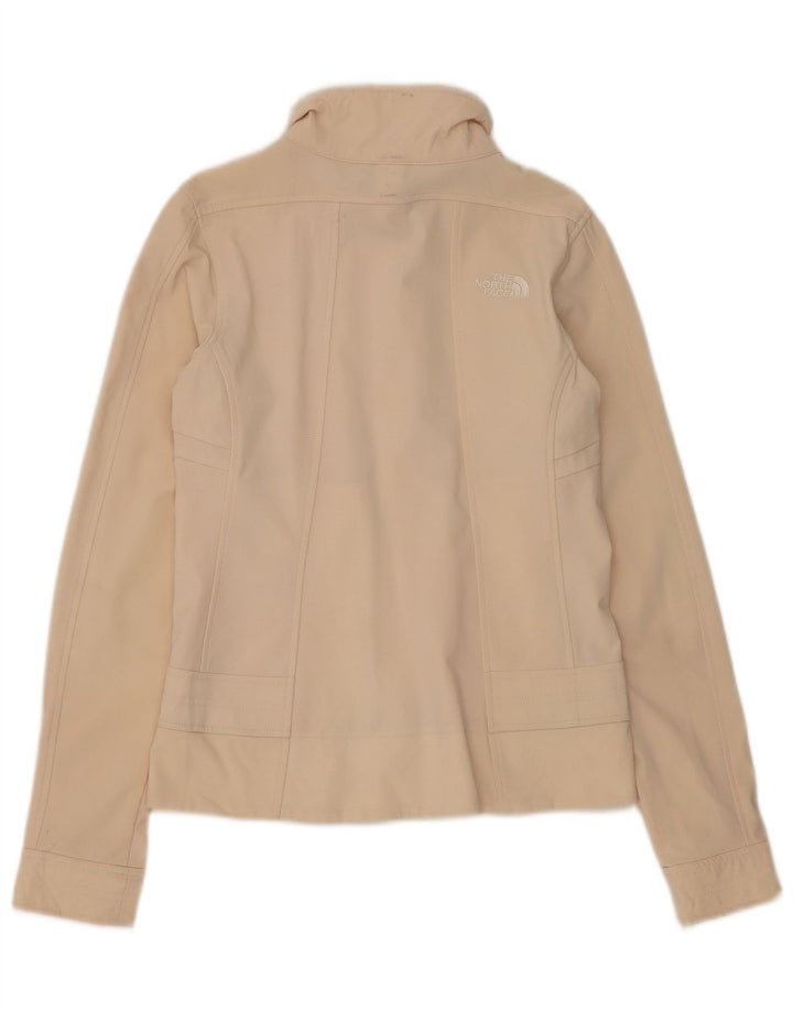 THE NORTH FACE Womens Bomber Jacket UK 6 XS Beige Polyester