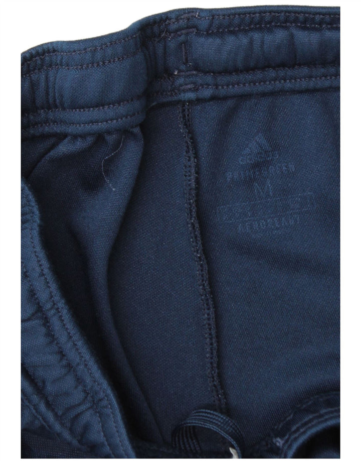 ADIDAS Mens Aeroready Tracksuit Trousers Medium  Navy Blue Polyester