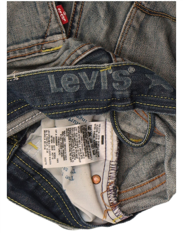 Levi's Womens Graphic Denim Shorts  W30 Medium Blue Cotton