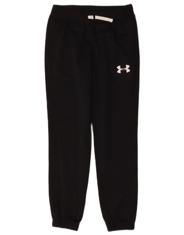 Under Armour Boys Tracksuit Trousers Joggers 9-10 Years Medium Black
