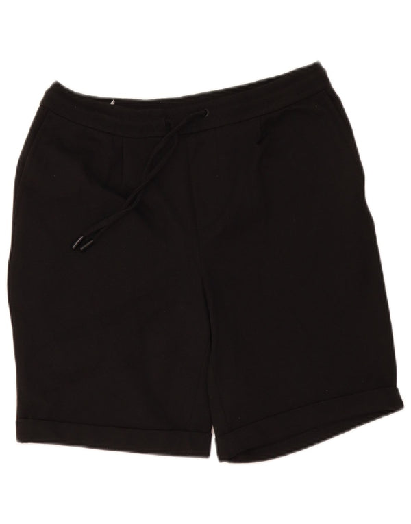 Zara Mens Sport Shorts Medium Black Polyester