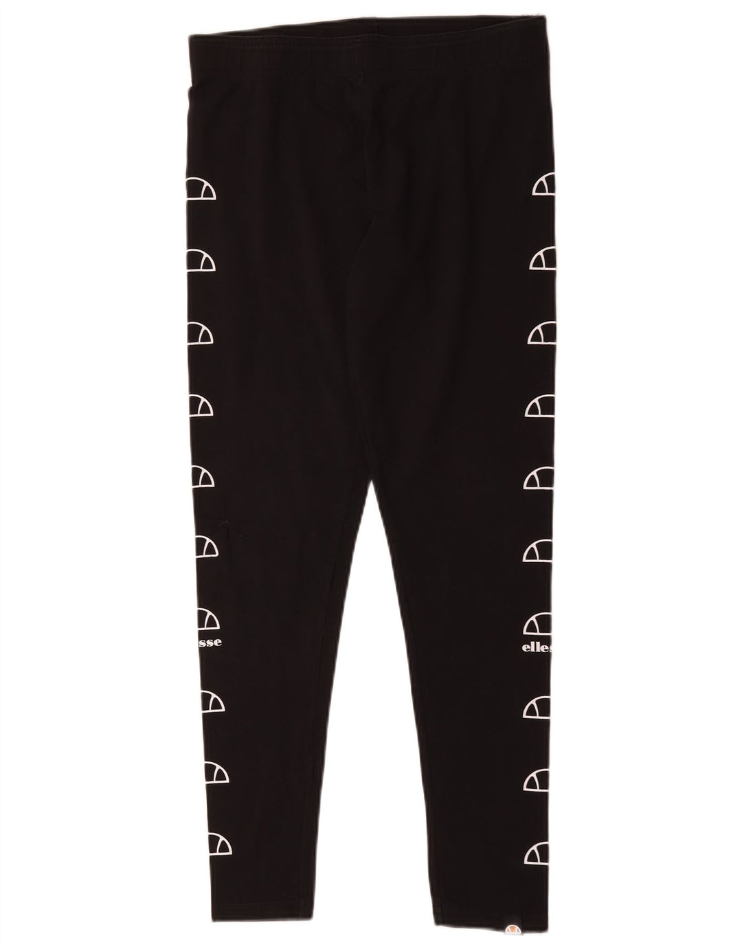 Ellesse Womens Graphic Leggings UK 14 Large  Black