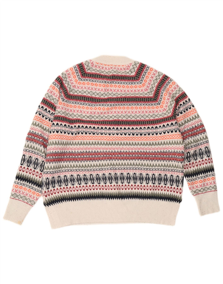 Marks & Spencer Womens Crew Neck Jumper Sweater UK 14 Medium Multicoloured