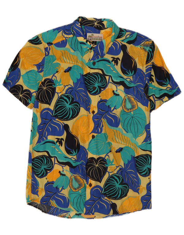 Patagonia Mens Short Sleeve Hawaiian Shirt Medium Multicoloured Floral