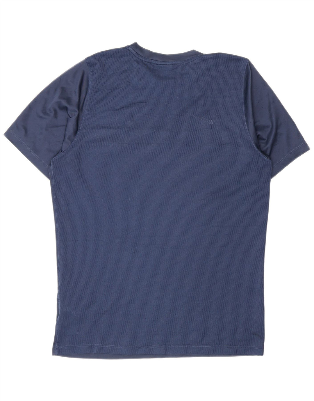 Nike Mens Dri Fit T-Shirt Top Medium Navy Blue Polyester