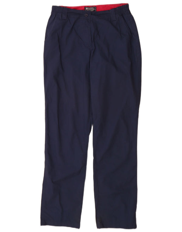 Mountain Warehouse Womens Chino Trousers UK 8 Small W28 L31 Navy Blue
