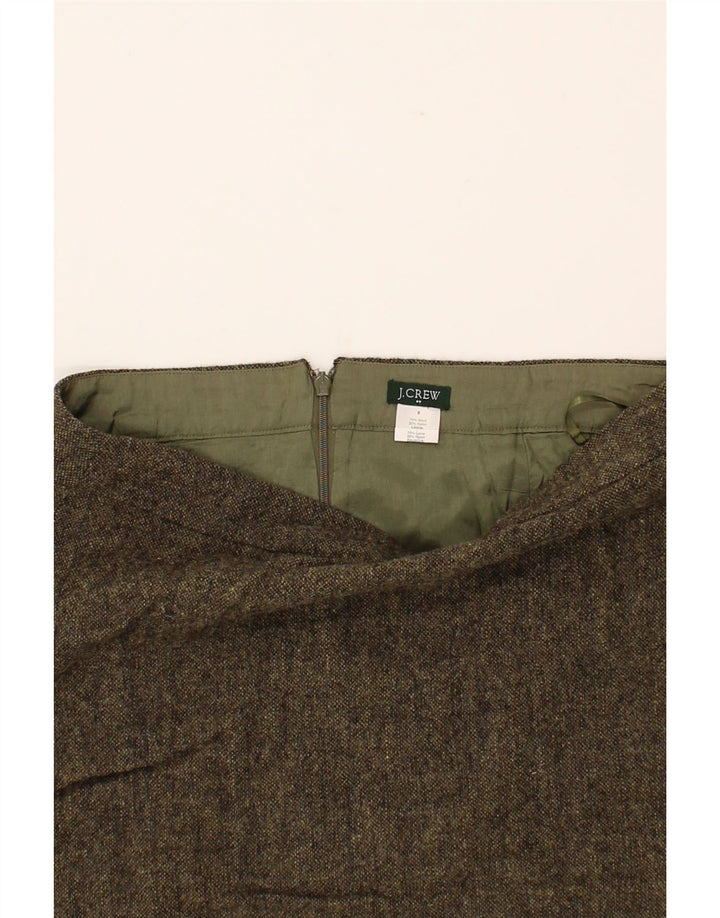 J. CREW Womens Pencil Skirt US 8 Medium W30  Khaki Wool Vintage J. Crew and Second-Hand J. Crew from Messina Hembry 