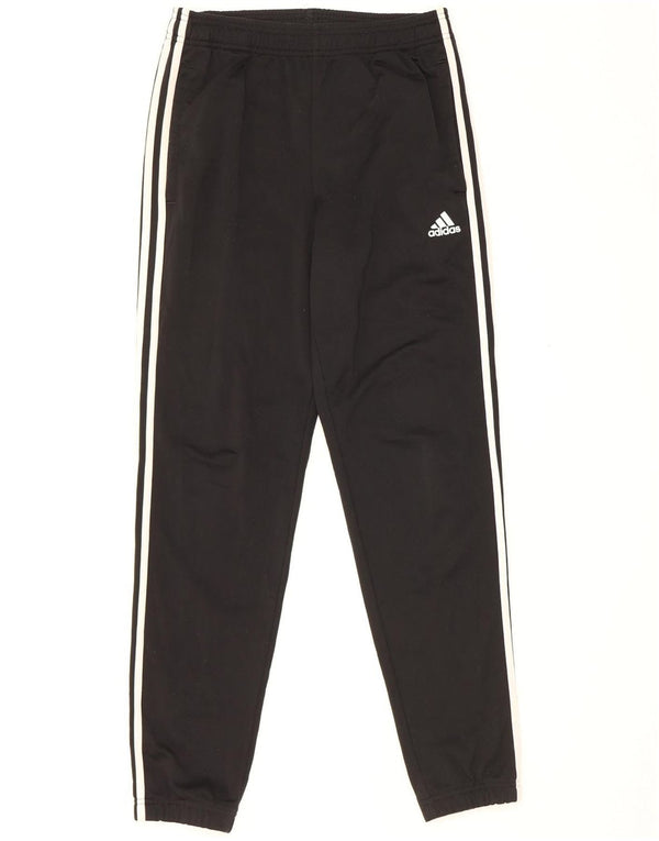 Adidas Mens Tracksuit Trousers Joggers Small Black Polyester