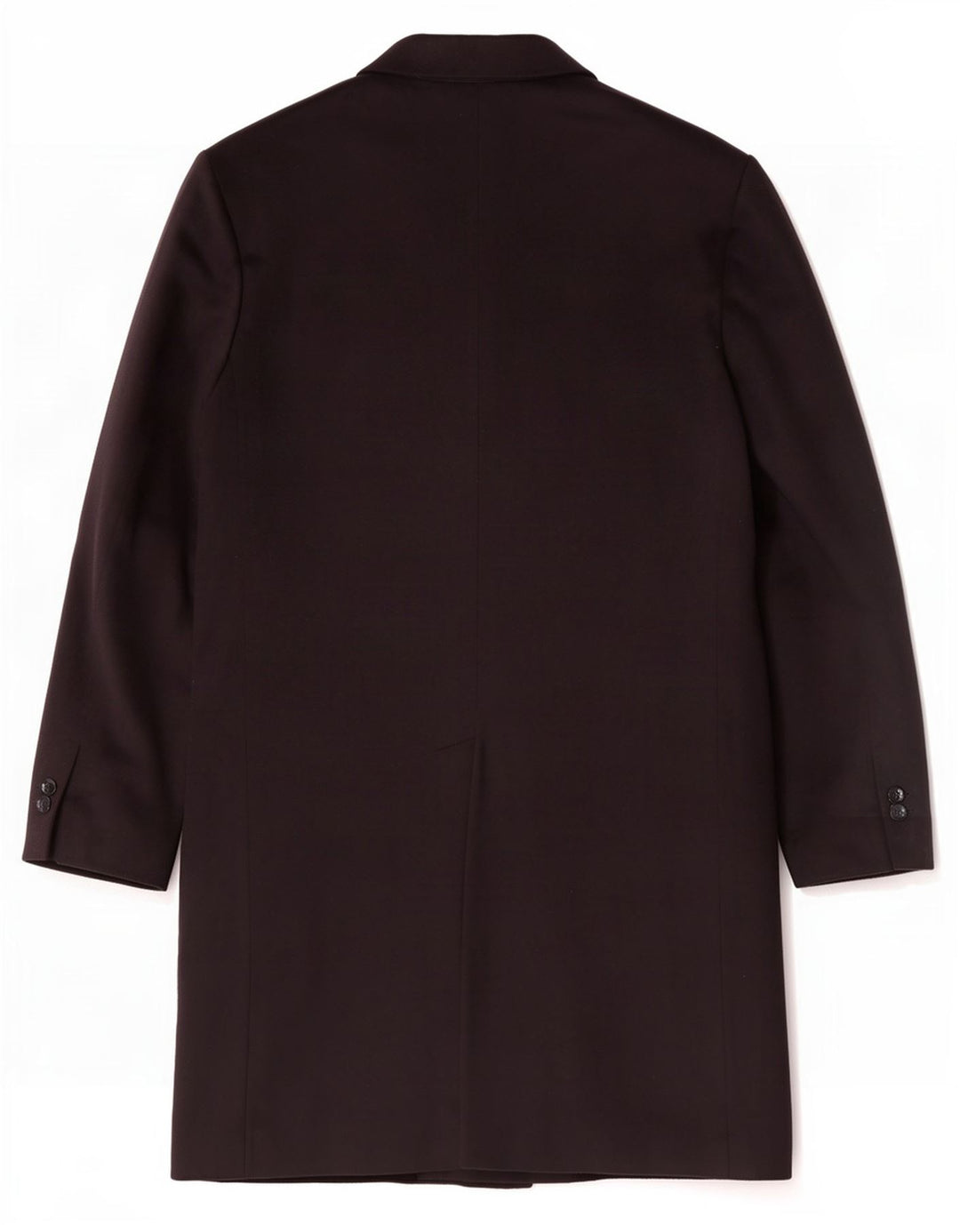 Bucalo Mens Overcoat IT 54 2XL Black Wool