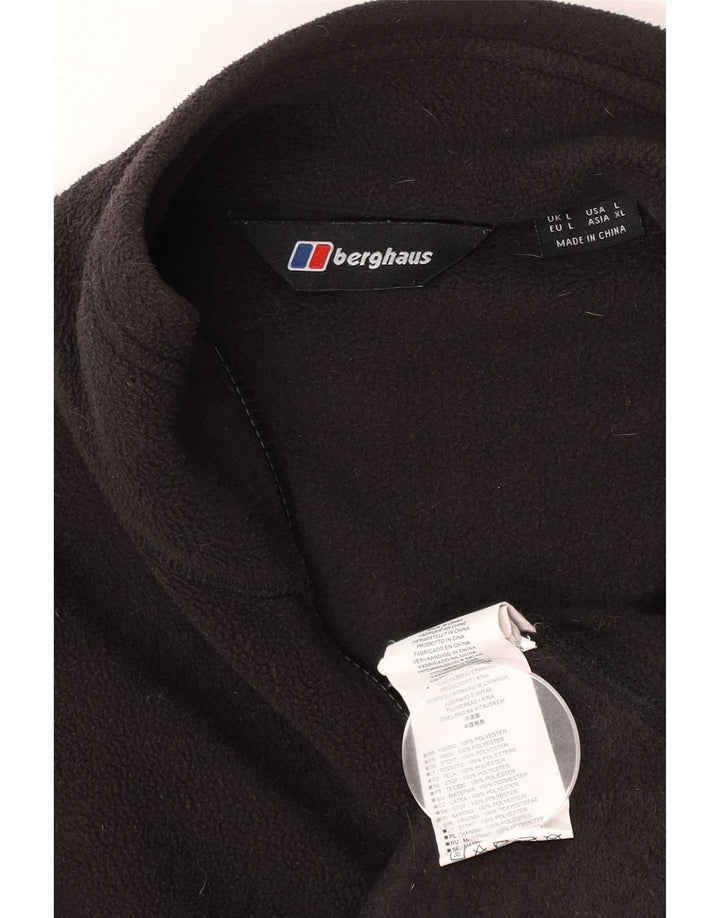 Berghaus Mens Fleece Jacket UK 40 Large Black Polyester