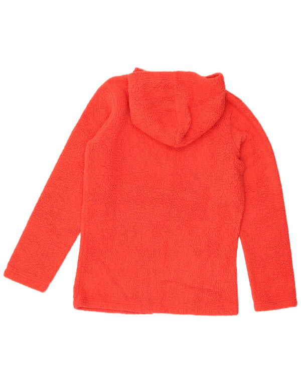Scorpion Bay Womens Hooded Fleece Jacket UK 18 XL Orange Polyester