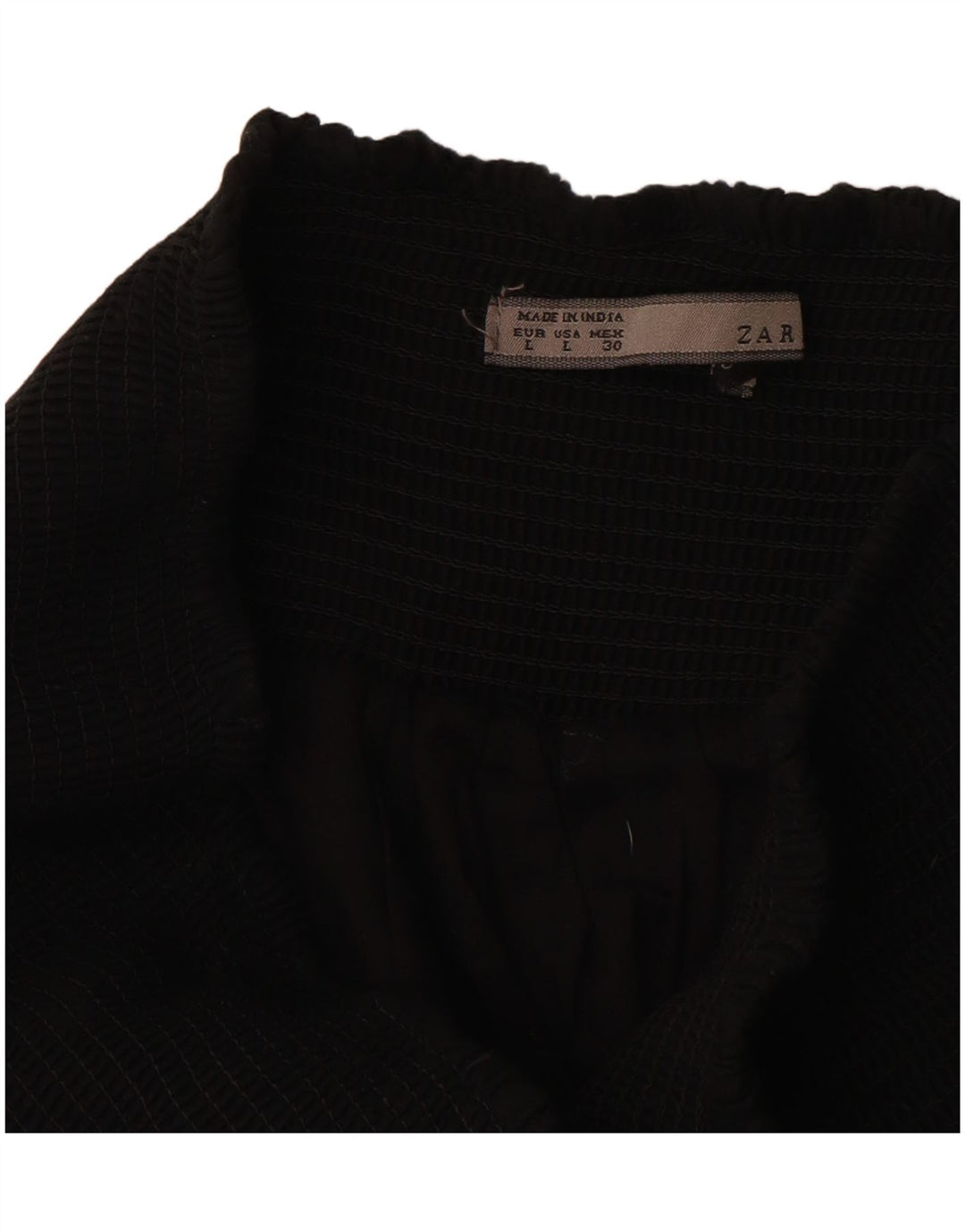 ZARA Womens High Waist A-Line Skirt Large W30 Black