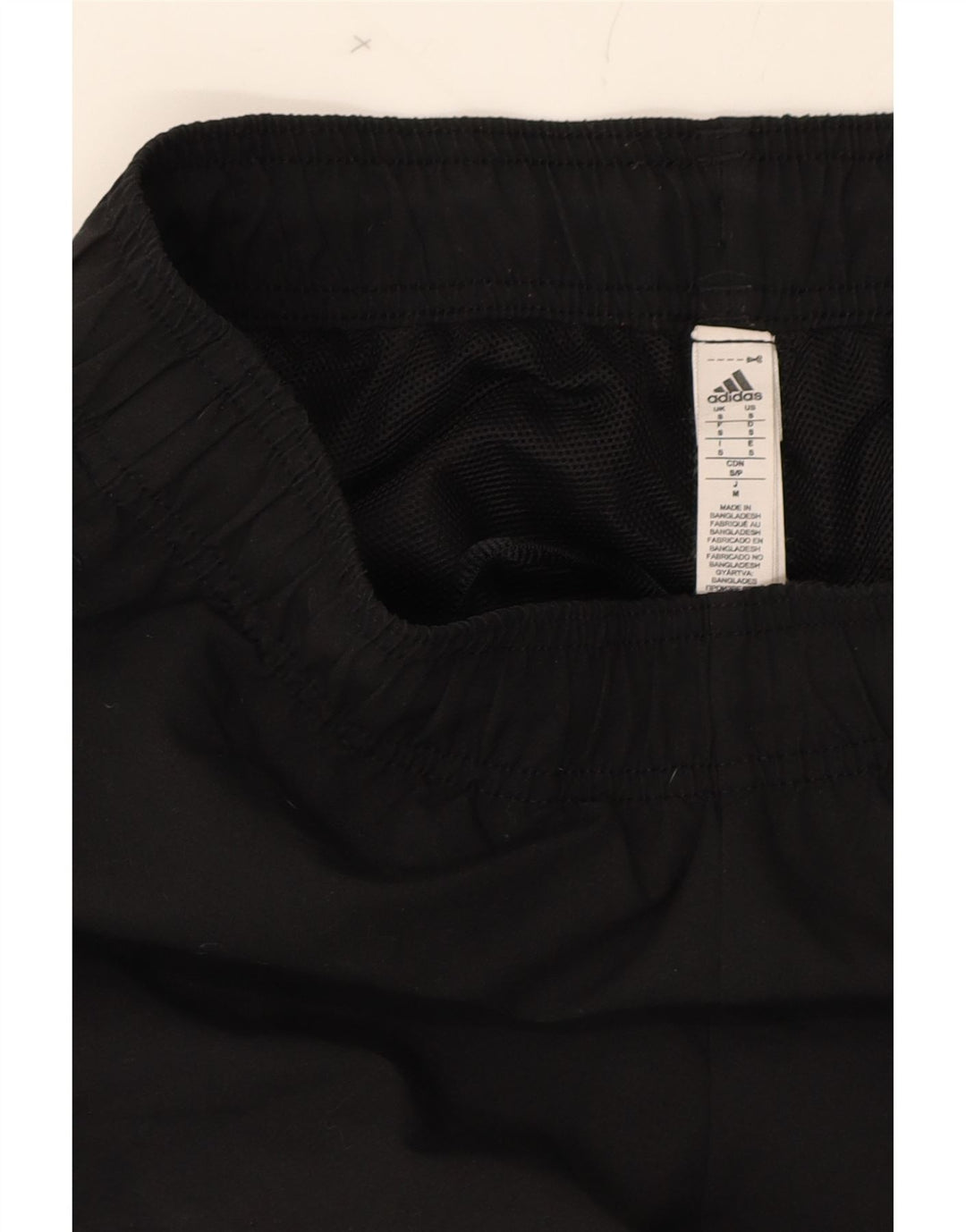 ADIDAS Mens Tracksuit Trousers Joggers Small Black Polyester Vintage Adidas and Second-Hand Adidas from Messina Hembry 
