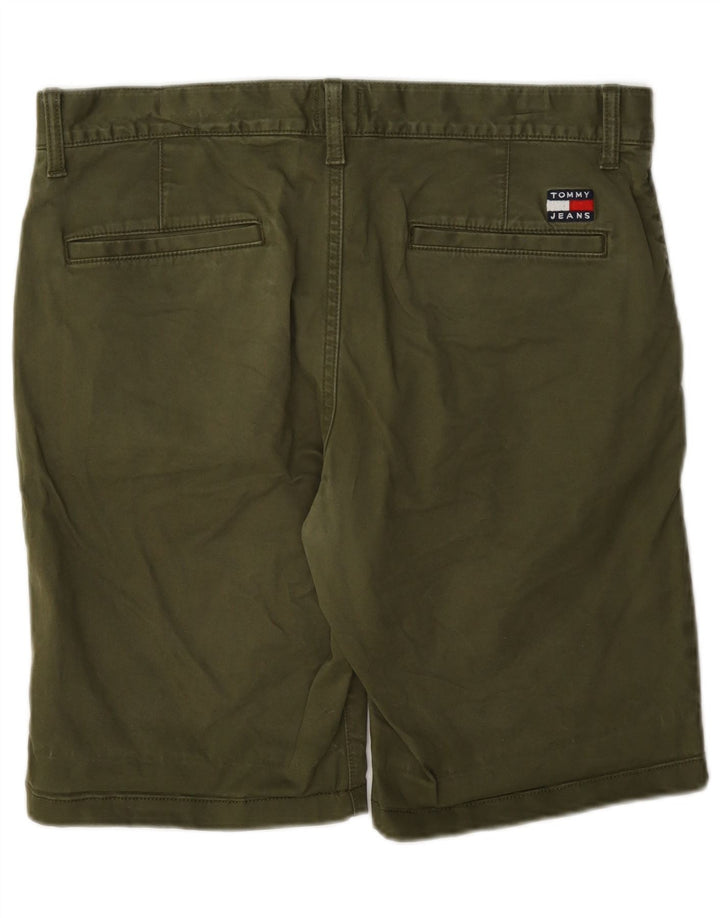 Tommy Hilfiger Mens Chino Shorts W32 Medium Khaki Cotton