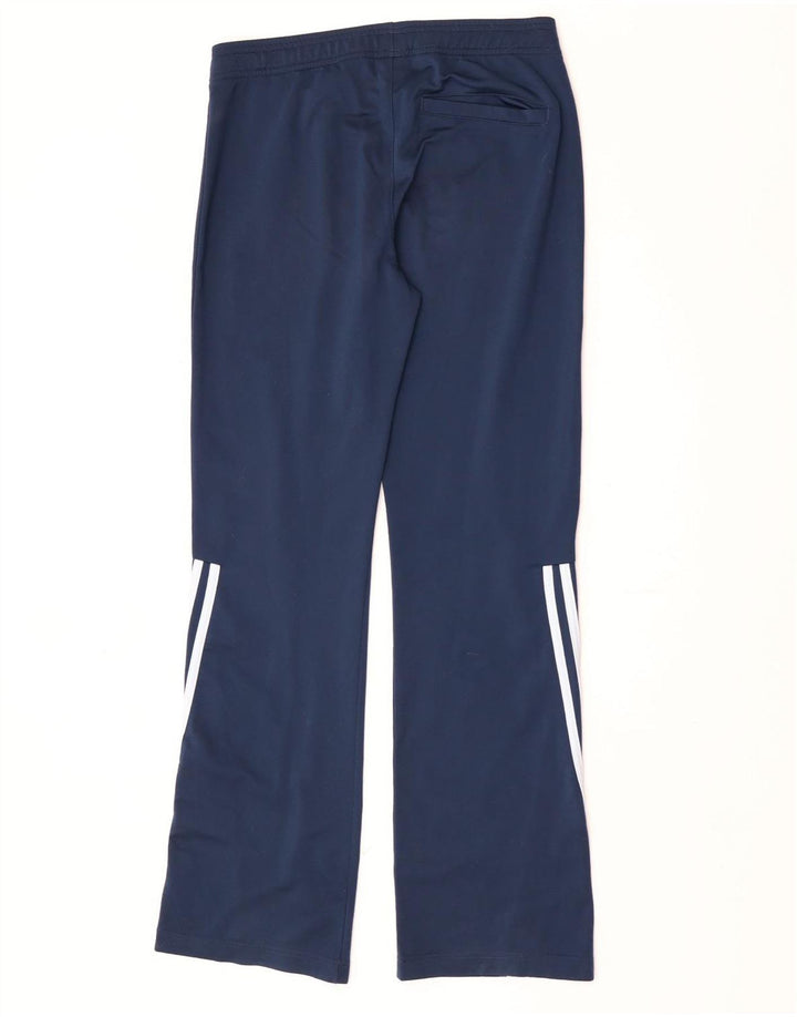 Adidas Womens Tracksuit Trousers UK 12 Medium  Blue Polyester