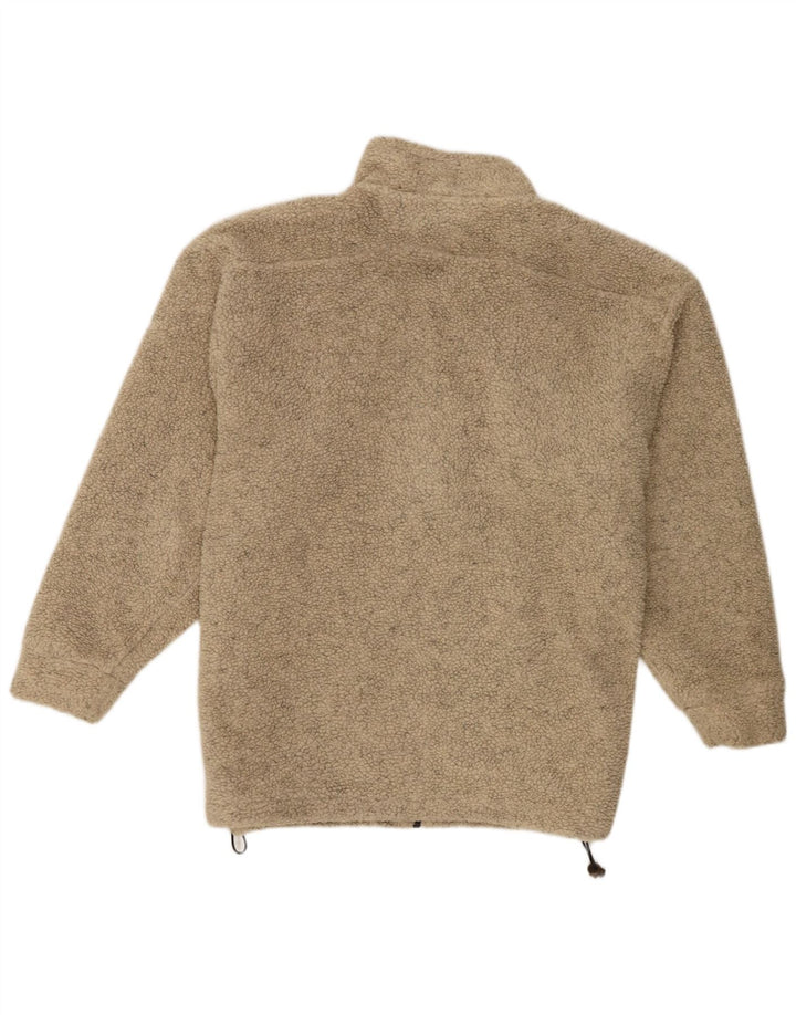 Killtec Mens Fleece Jacket UK 40 Large Beige Polyester