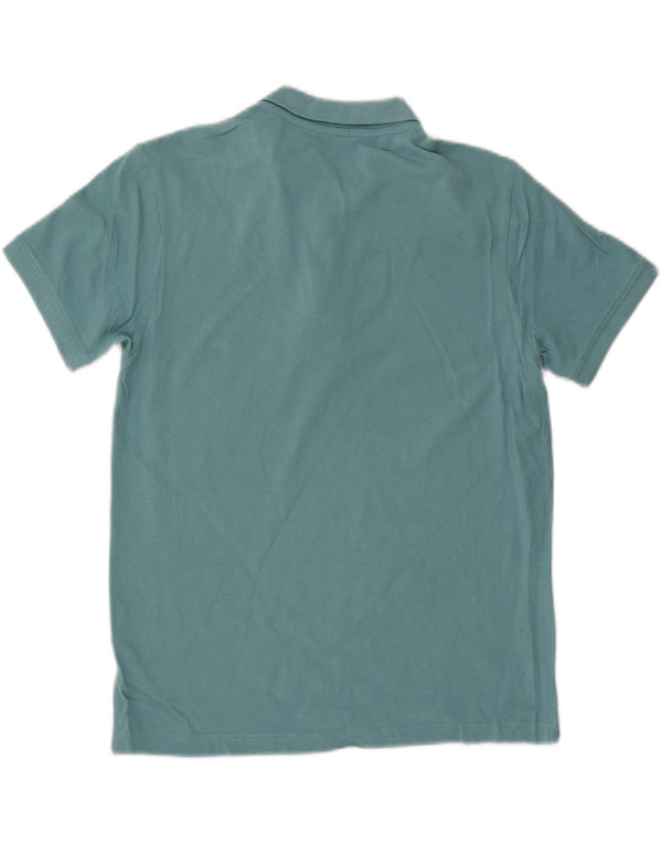 DACK'S Mens Polo Shirt Large Blue Cotton