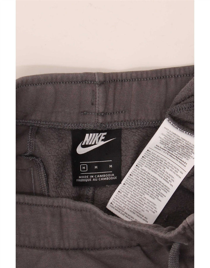 Nike Mens Graphic Tracksuit Trousers Joggers Medium Grey Cotton