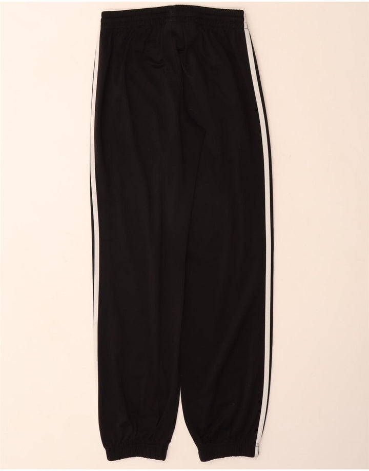 ADIDAS Boys Tracksuit Trousers Joggers 13-14 Years  Black Polyester