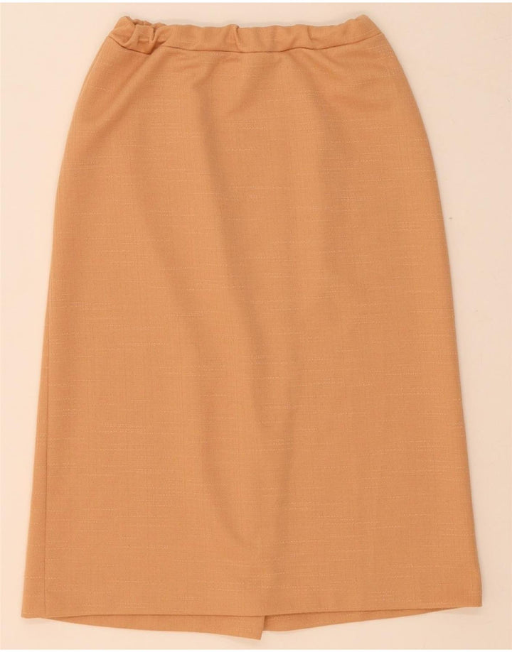 VINTAGE Womens 2 Piece Skirt Set EU 36 Small W26  Orange Polyester Vintage Vintage and Second-Hand Vintage from Messina Hembry 