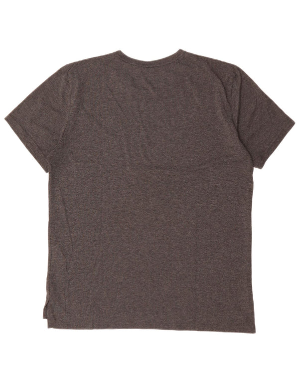 Nike Mens Dri Fit T-Shirt Top Large Grey Polyester