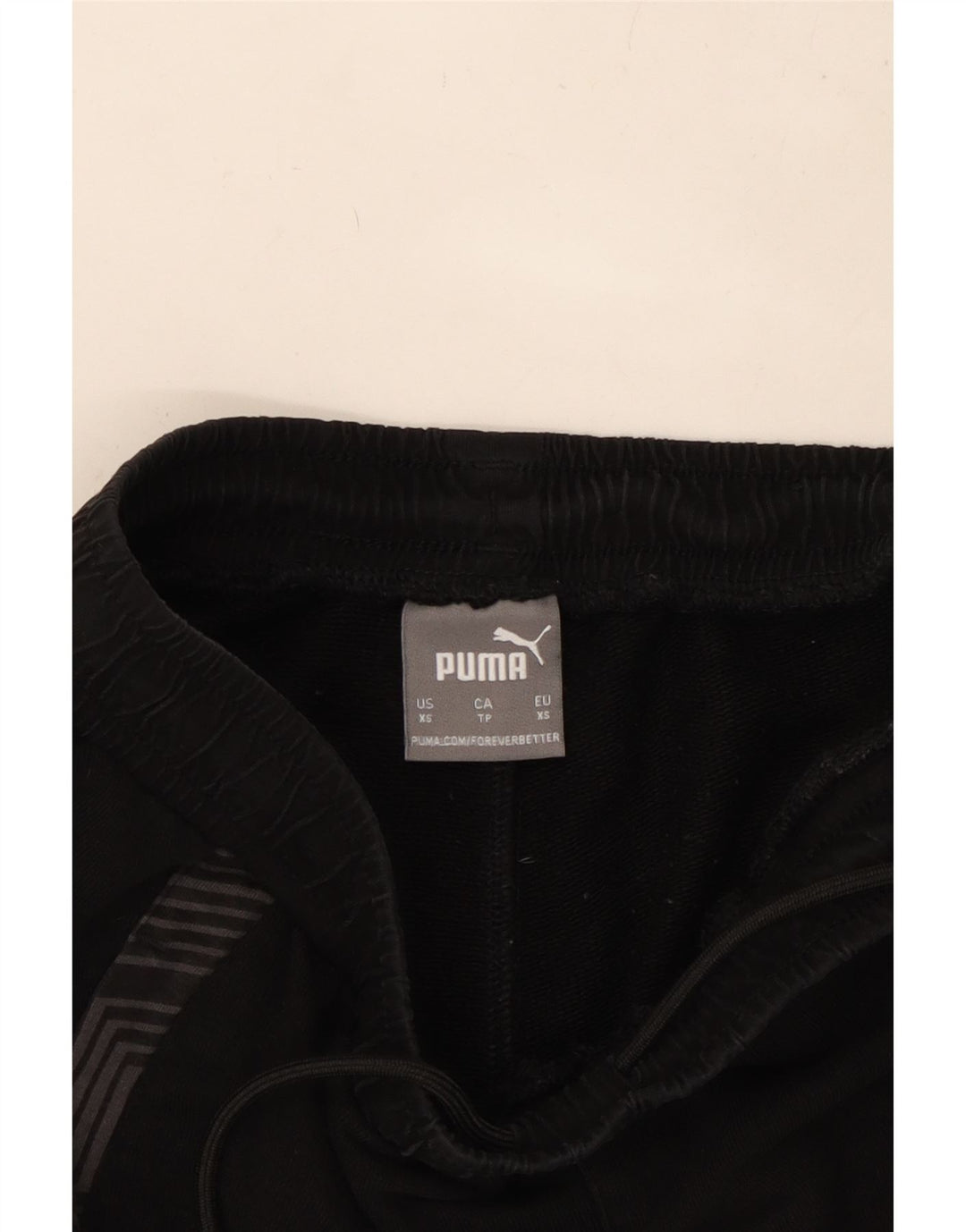 PUMA Womens AC Milan Tracksuit Trousers Joggers UK 4 XS  Black Geometric