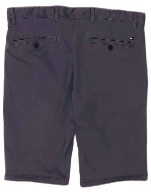 Tommy Hilfiger Mens Chino Shorts W32 Medium Navy Blue Cotton