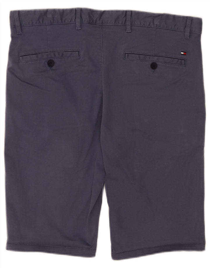 Tommy Hilfiger Mens Chino Shorts W32 Medium Navy Blue Cotton